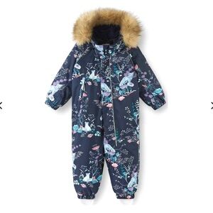 Reima Kids' Lappi Reimatec Winter Overall Navy size 3T or 98
